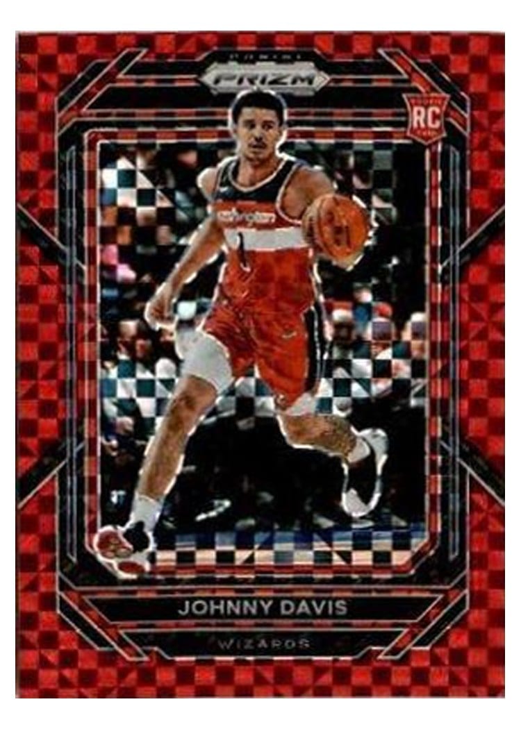 2022-23 Panini Prizm Base Set Johnny Davis Red Power Prizm #231 card