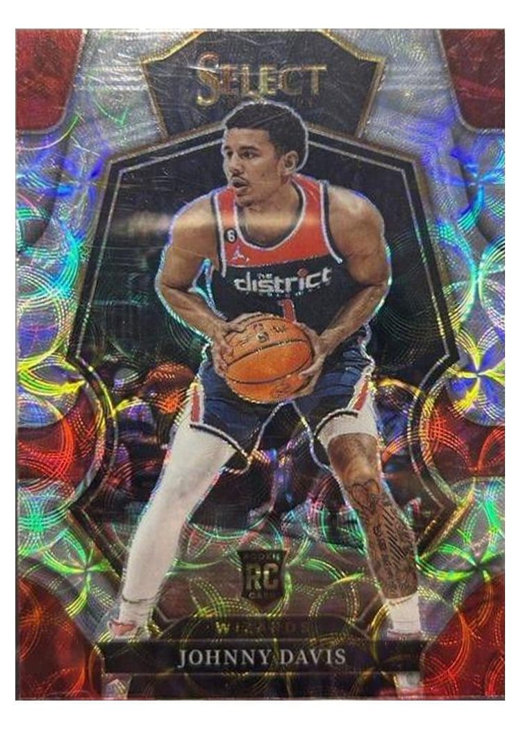 2022-23 Panini Select Base Set Johnny Davis Scope Prizm #191 card