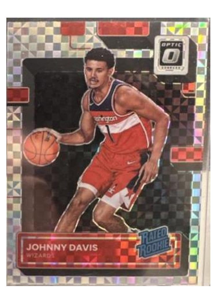 2022 Panini Donruss Optic Johnny Davis #206 card