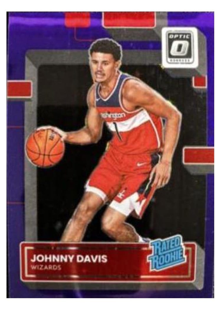 2022 Panini Donruss Optic Johnny Davis #206 card