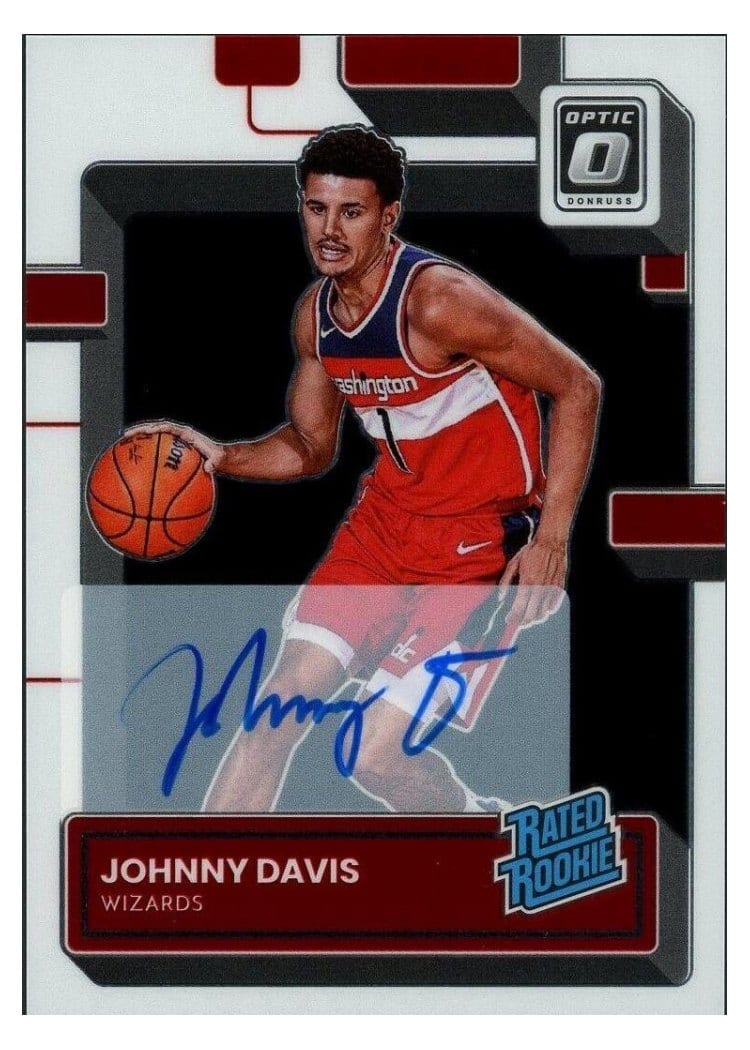 2022 Panini Donruss Optic Johnny Davis #206 card