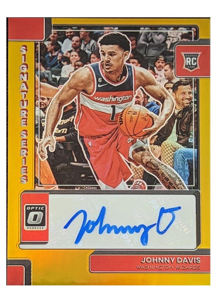 2022 Panini Donruss Optic Johnny Davis #206 card