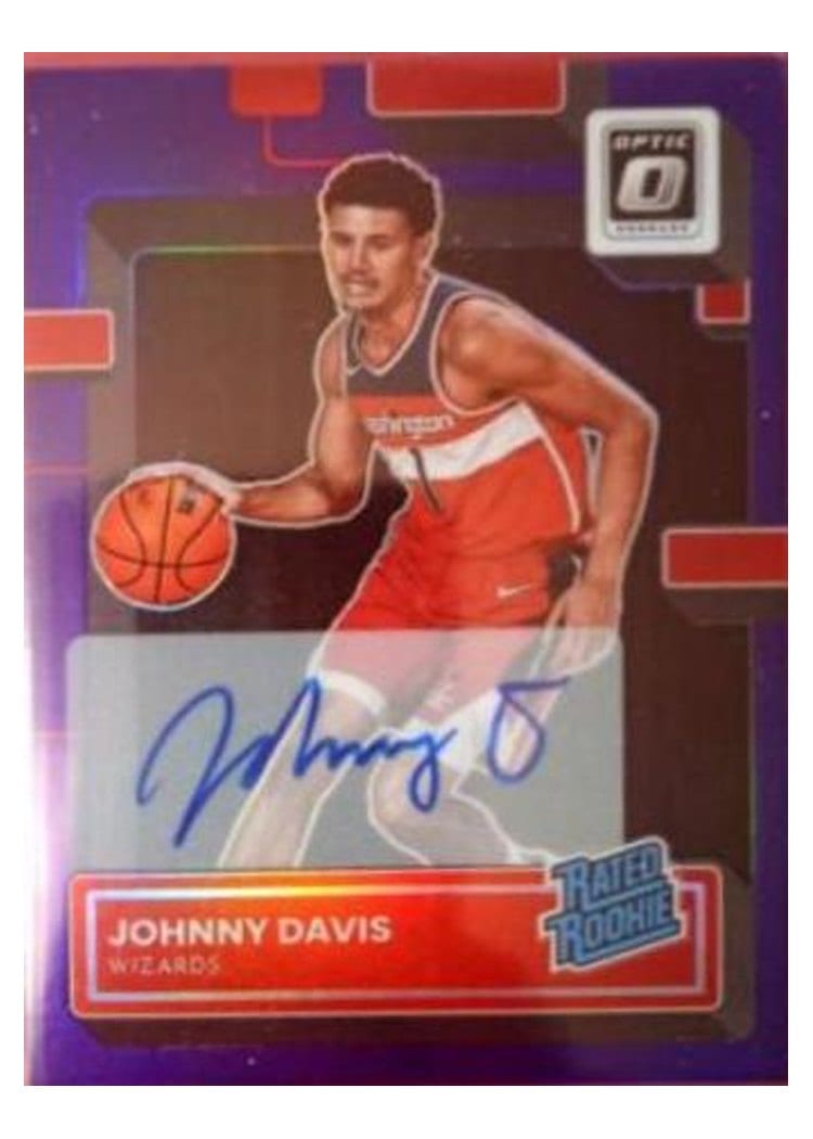 2022 Panini Donruss Optic Johnny Davis #206 card
