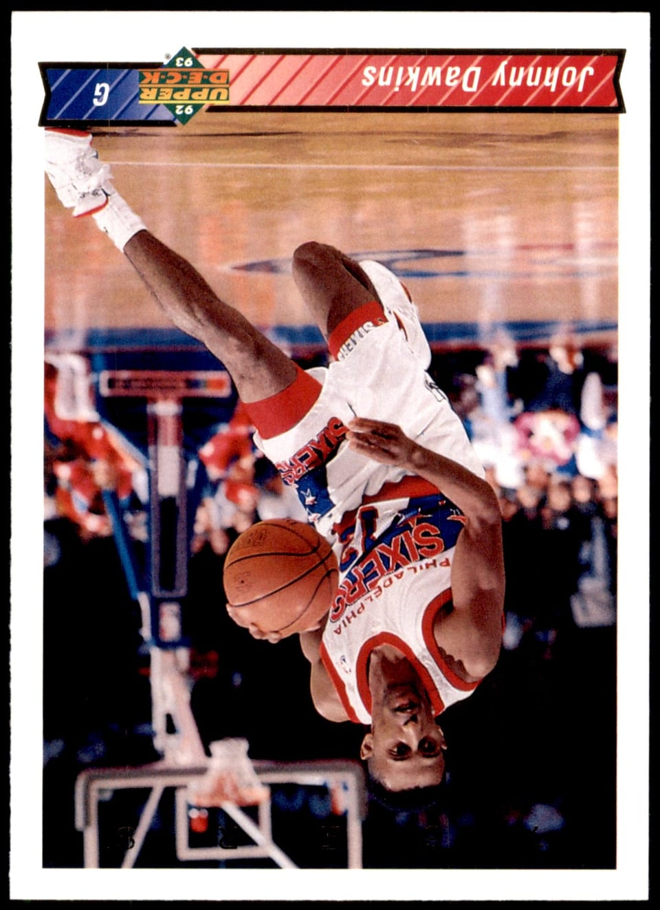 1992-93 Upper Deck Base Set Johnny Dawkins #231 card