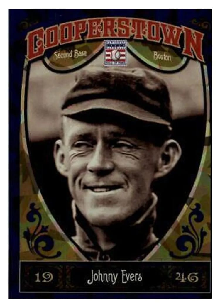 2013 Panini Cooperstown Johnny Evers #9 card