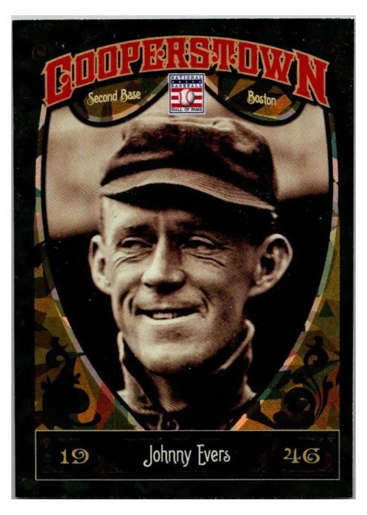 2013 Panini Cooperstown Johnny Evers #9 card