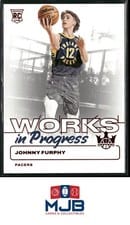 2024-25 Panini Court Kings Works in Progress Johnny Furphy #25 card