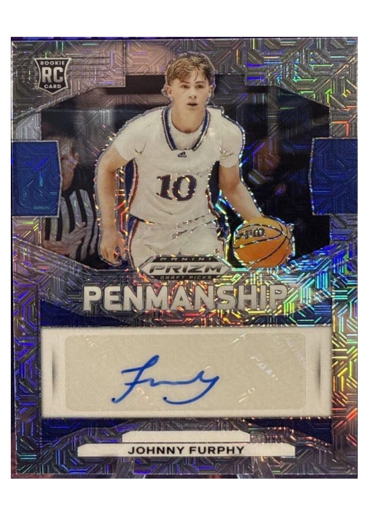 2024-25 Panini Prizm Rookie Penmanship Johnny Furphy #RPE-JFP card