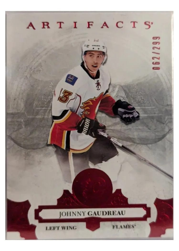 2017-18 Upper Deck Artifacts Base Set Johnny Gaudreau #5 card