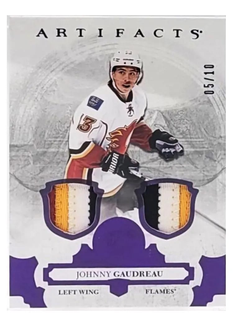 2017-18 Upper Deck Artifacts Base Set Johnny Gaudreau #5 card