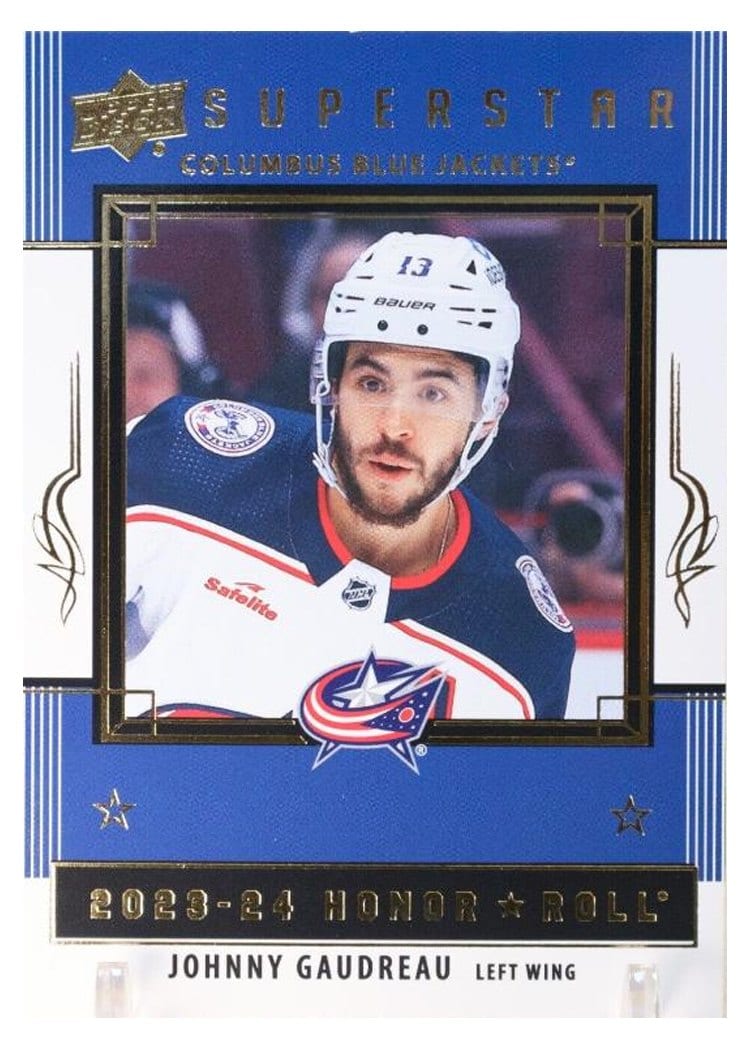 2023-24 Upper Deck Honor Roll Johnny Gaudreau #HR-1 card