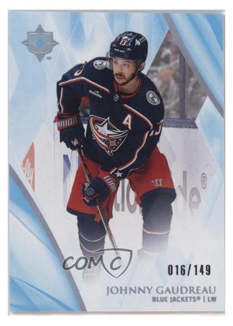 2023-24 Upper Deck Ultimate Collection Base Set Johnny Gaudreau #55 card
