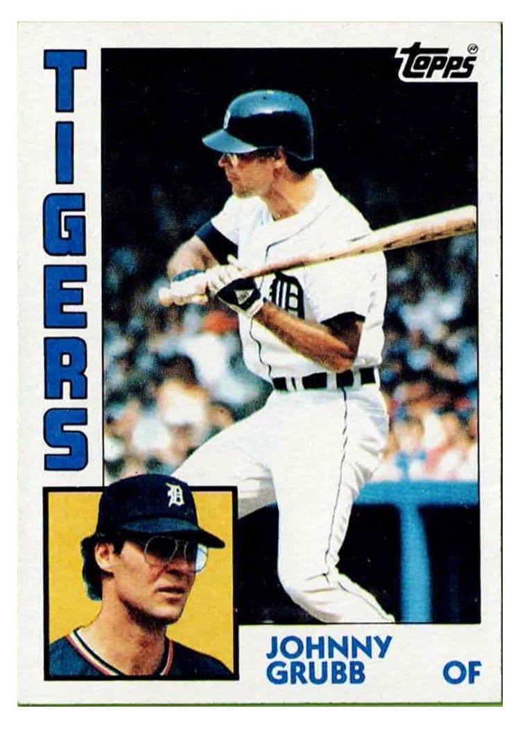 1984 Topps Johnny Grubb #42 card