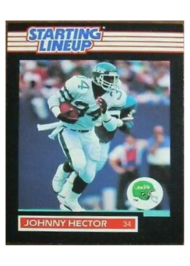 1989 Kenner Starting Lineup Johnny Hector card