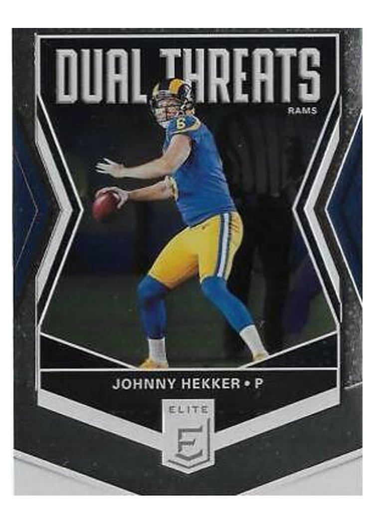 2019 Donruss Elite Dual Threats Johnny Hekker #DT-3 card
