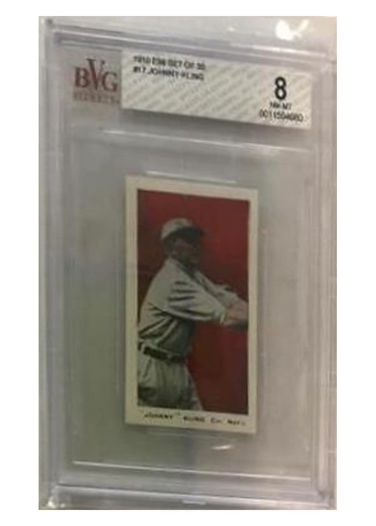 1910 E98 Set of 30 Johnny Kling card