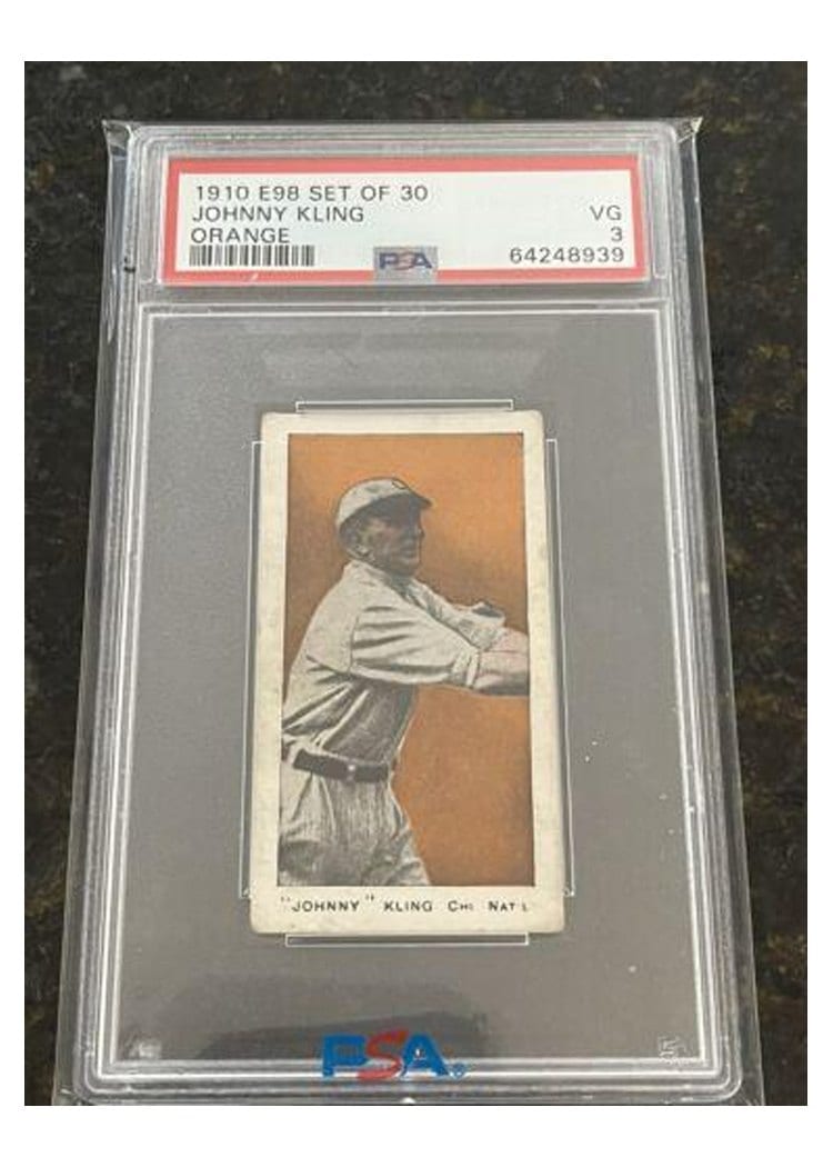 1910 E98 Set of 30 Johnny Kling card