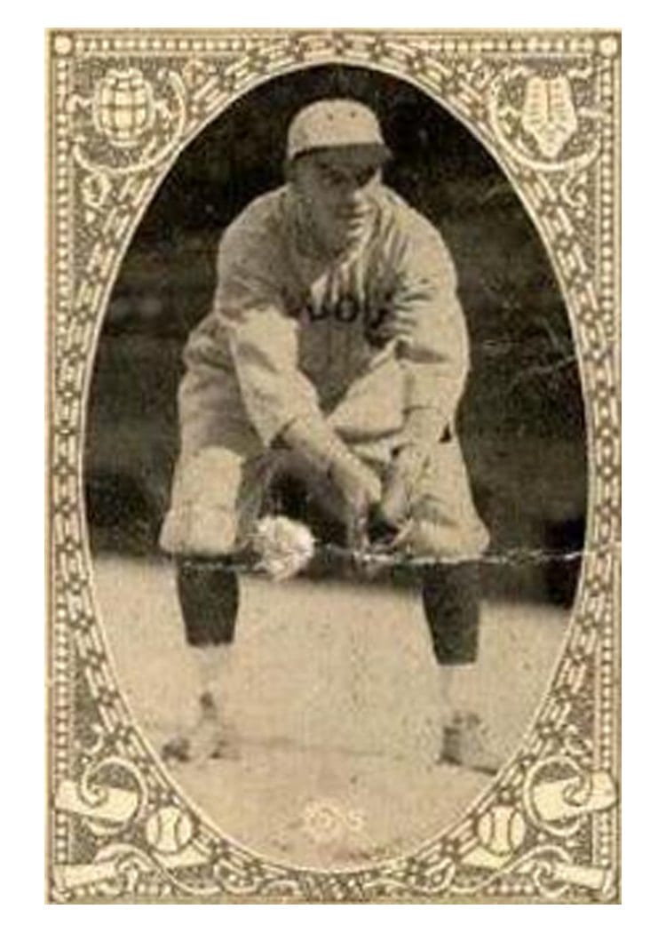 1922 Neilson's Chocolate Type I Johnny Lavan #102 card