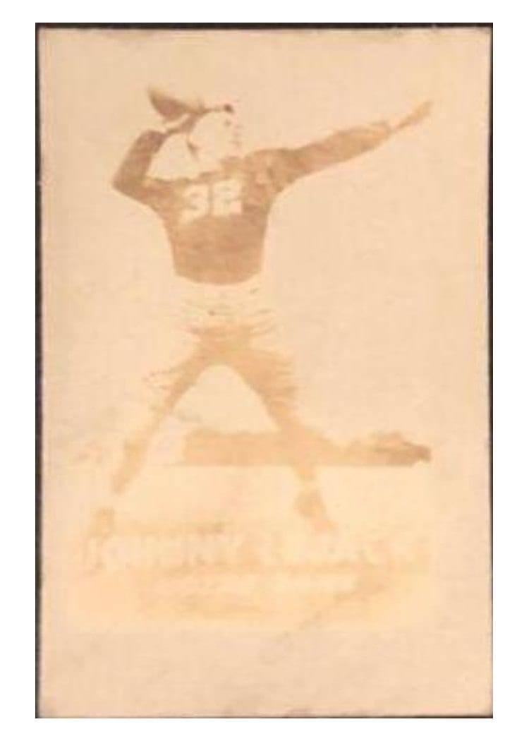 1948 Topps Magic Photo All American Football Johnny Lujack #6C card