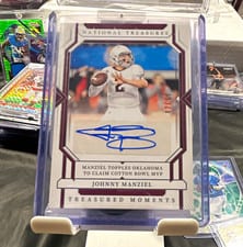 2024 Panini National Treasures Collegiate Treasured Moments Signature Johnny Manziel #TM-JM