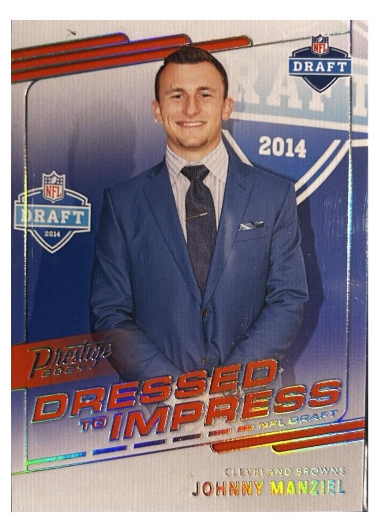 2024 Panini Prestige Dress to Impress NFL Draft Johnny Manziel #DTI-JML card