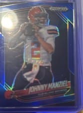 2025 Panini Prizm Black Base Set Johnny Manziel #33