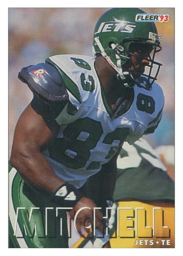 1993 Fleer Shell FACT Johnny Mitchell #103 card