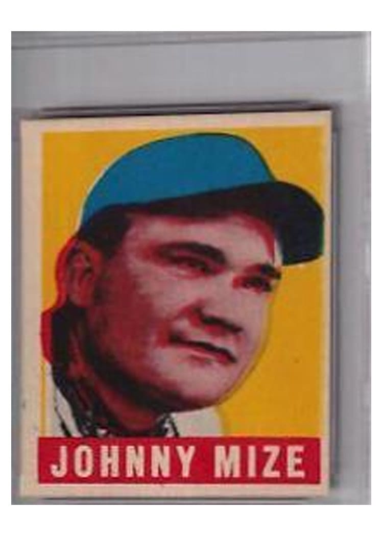 1948 Leaf Johnny Mize #46 card