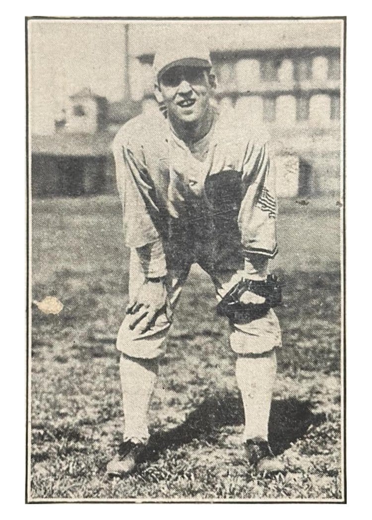 1922 E121 American Caramel Series of 120 Johnny Mostil card