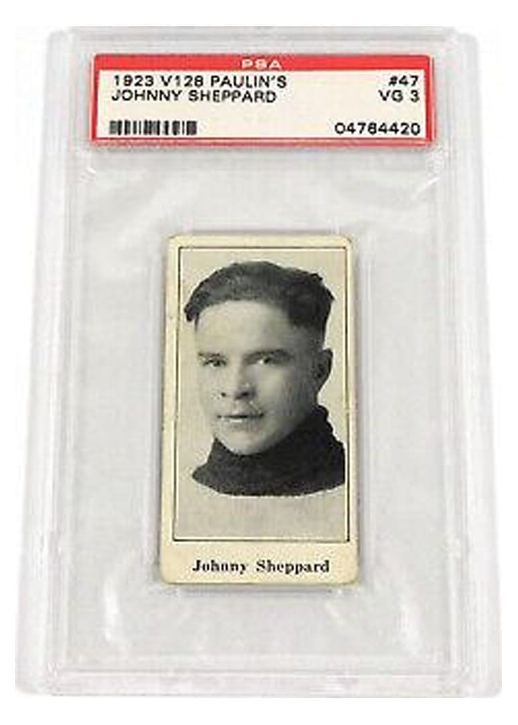 1923 V128 Paulin's Johnny Sheppard #47 card
