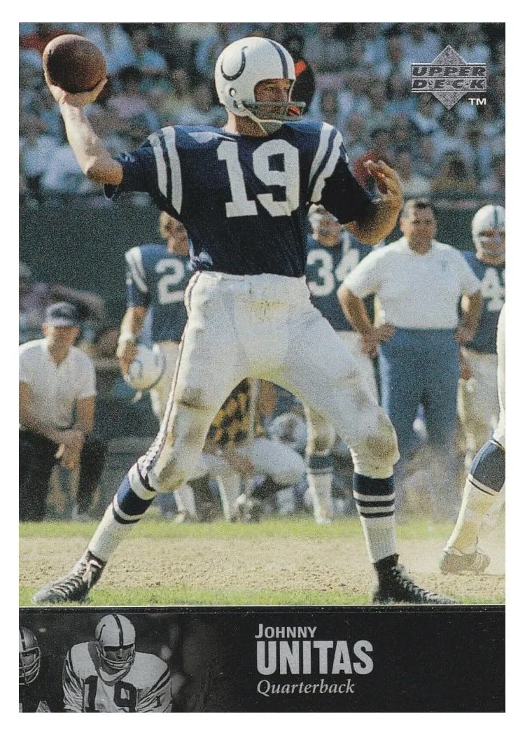 1997 Upper Deck Legends Johnny Unitas #9 card