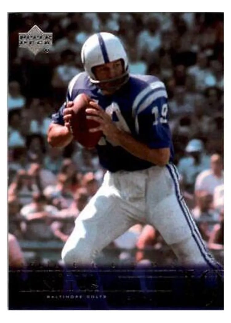 2001 Upper Deck Legends Johnny Unitas #4 card