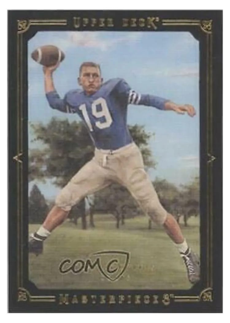2008 Upper Deck Masterpieces Johnny Unitas #50 card