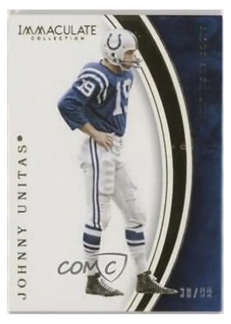 2016 Panini Immaculate Johnny Unitas #33 card