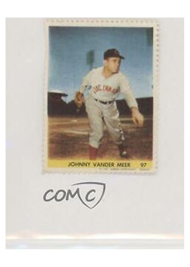 1949 Eureka Sportstamps Johnny Vander Meer #97 card