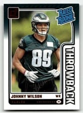 2024 Donruss Rated Rookies Throwback Johnny Wilson #28 card