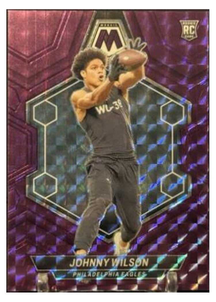 2024 Panini Mosaic Base Set Johnny Wilson Purple #396 card