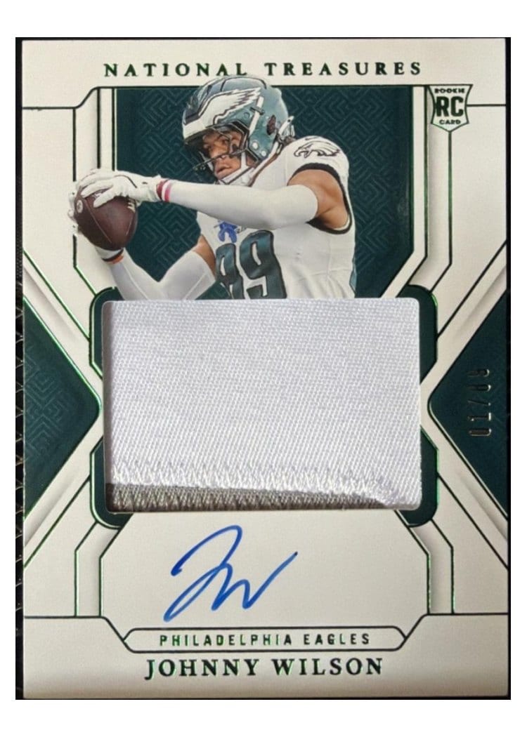 2024 Panini National Treasures Base Set Johnny Wilson #190 card