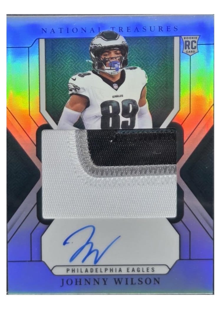 2024 Panini National Treasures Base Set Johnny Wilson #190 card