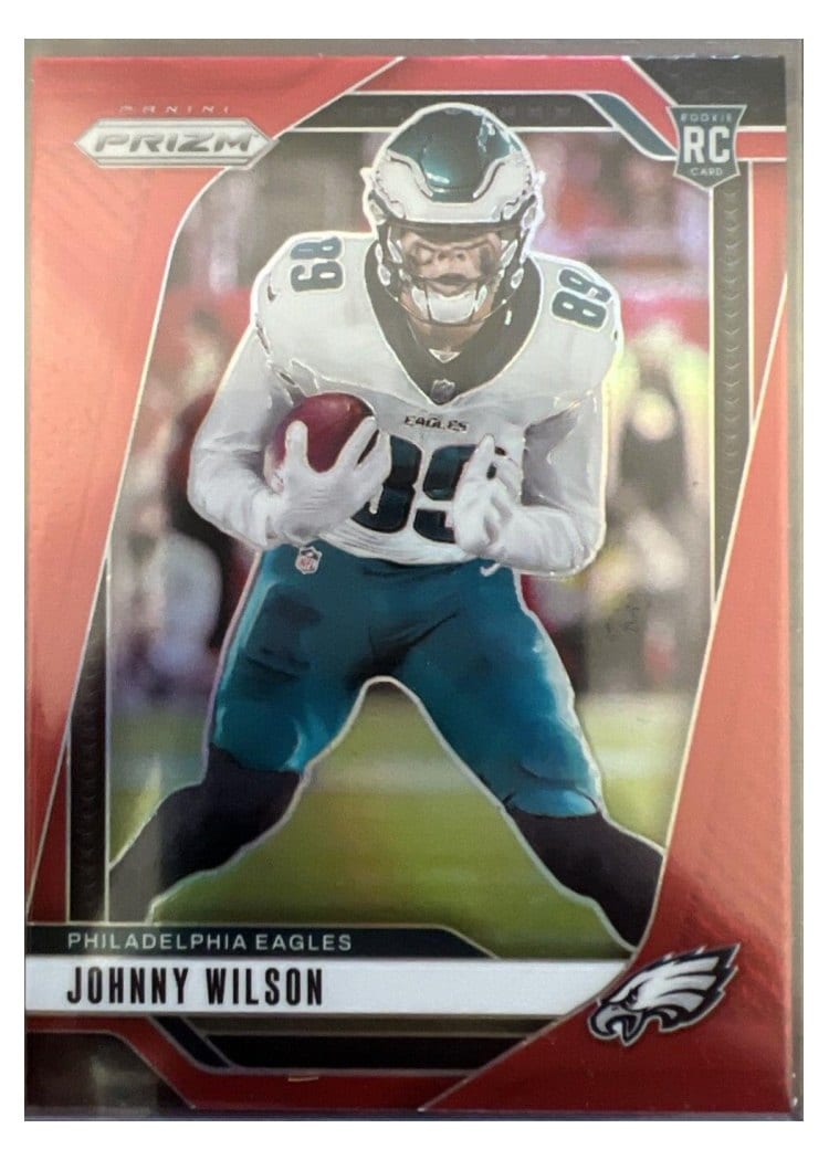 2024 Panini Prizm Base Set Johnny Wilson Red #355 card