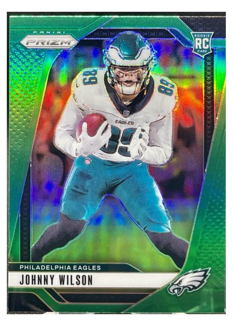 2024 Panini Prizm Base Set Johnny Wilson Green #355 card