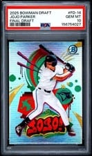 2025 Bowman Draft Final Draft JoJo Parker #FD-14 card