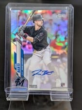 2020 Topps Chrome Update Autograph Jon Berti #USA-JB card