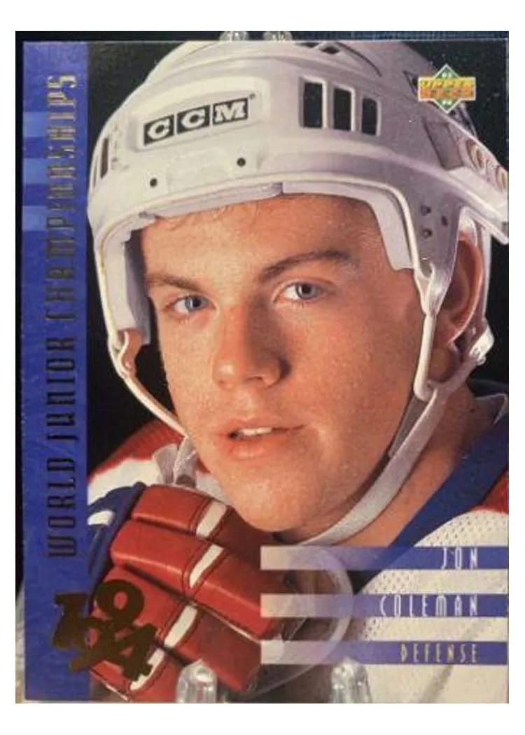 1993 Upper Deck Jon Coleman #563 card