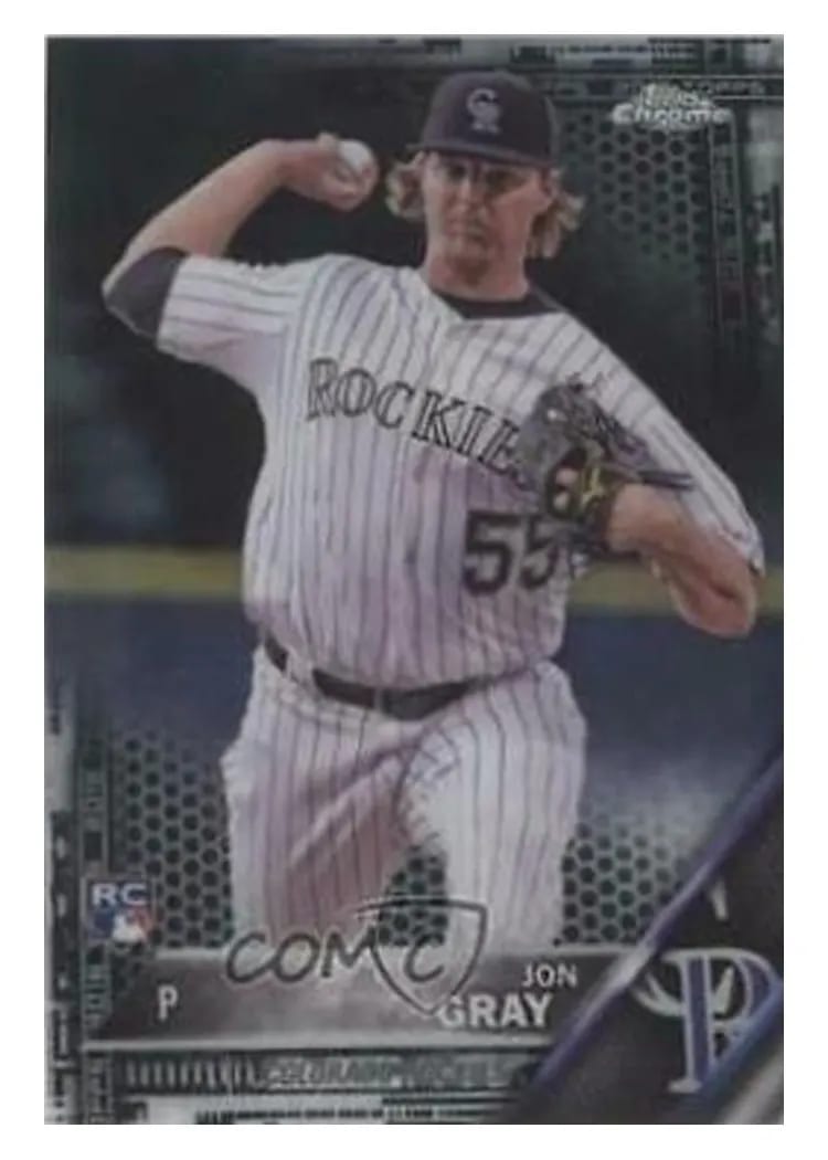 2016 Topps Chrome Base Set Jon Gray #8 card
