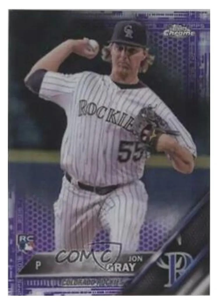 2016 Topps Chrome Base Set Jon Gray #8 card