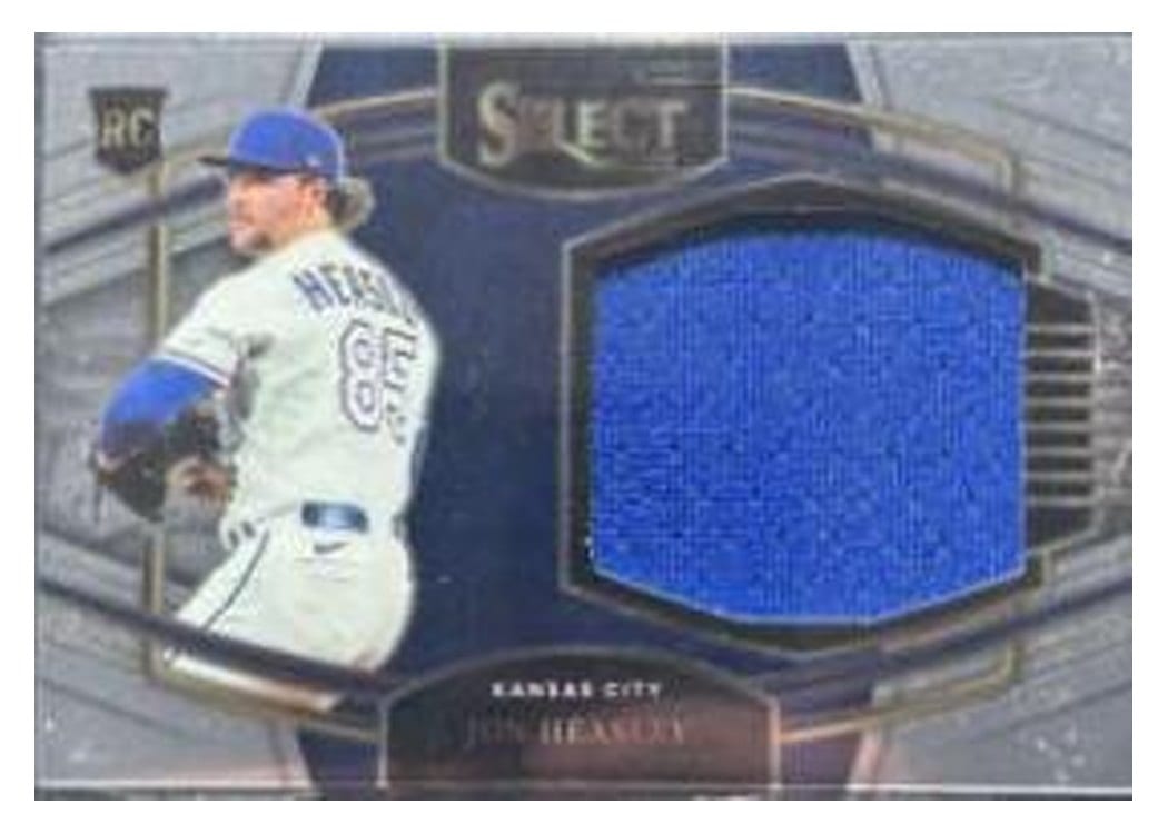 2022 Panini Select Horizontal Rookie Jumbo Swatch Jon Heasley #HRJS-JH card