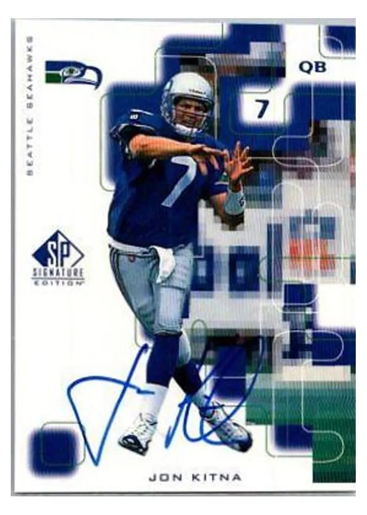 1999 SP Signature Jon Kitna #114 card