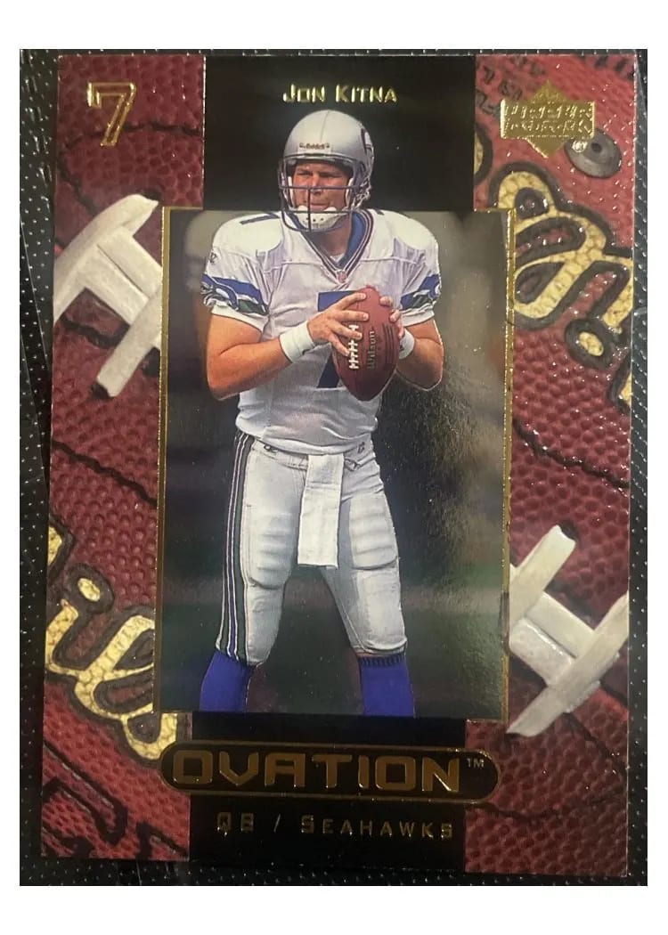 1999 Upper Deck Ovation Jon Kitna #54 card