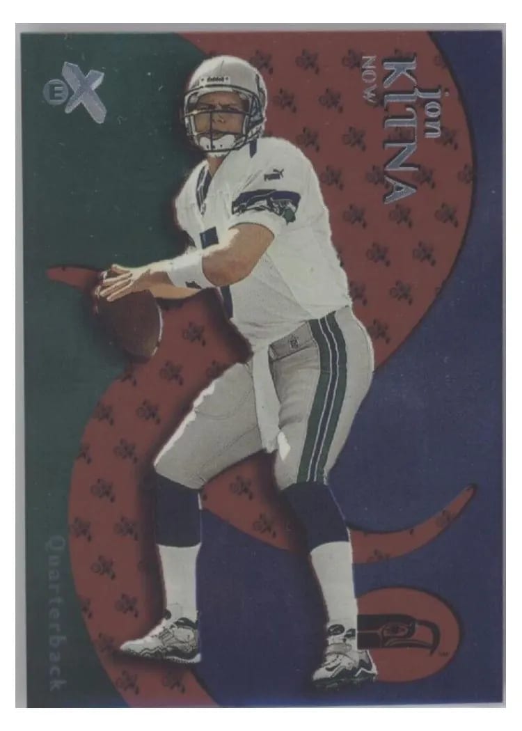 2000 Fleer E X Jon Kitna Essential Cred. Future #48 card